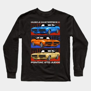 Iconic Judge Muscle Car Long Sleeve T-Shirt